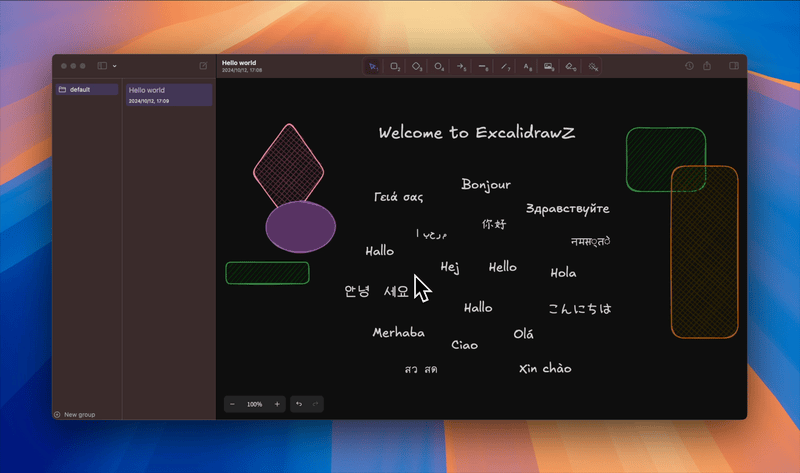 ExcalidrawZ file history workflow